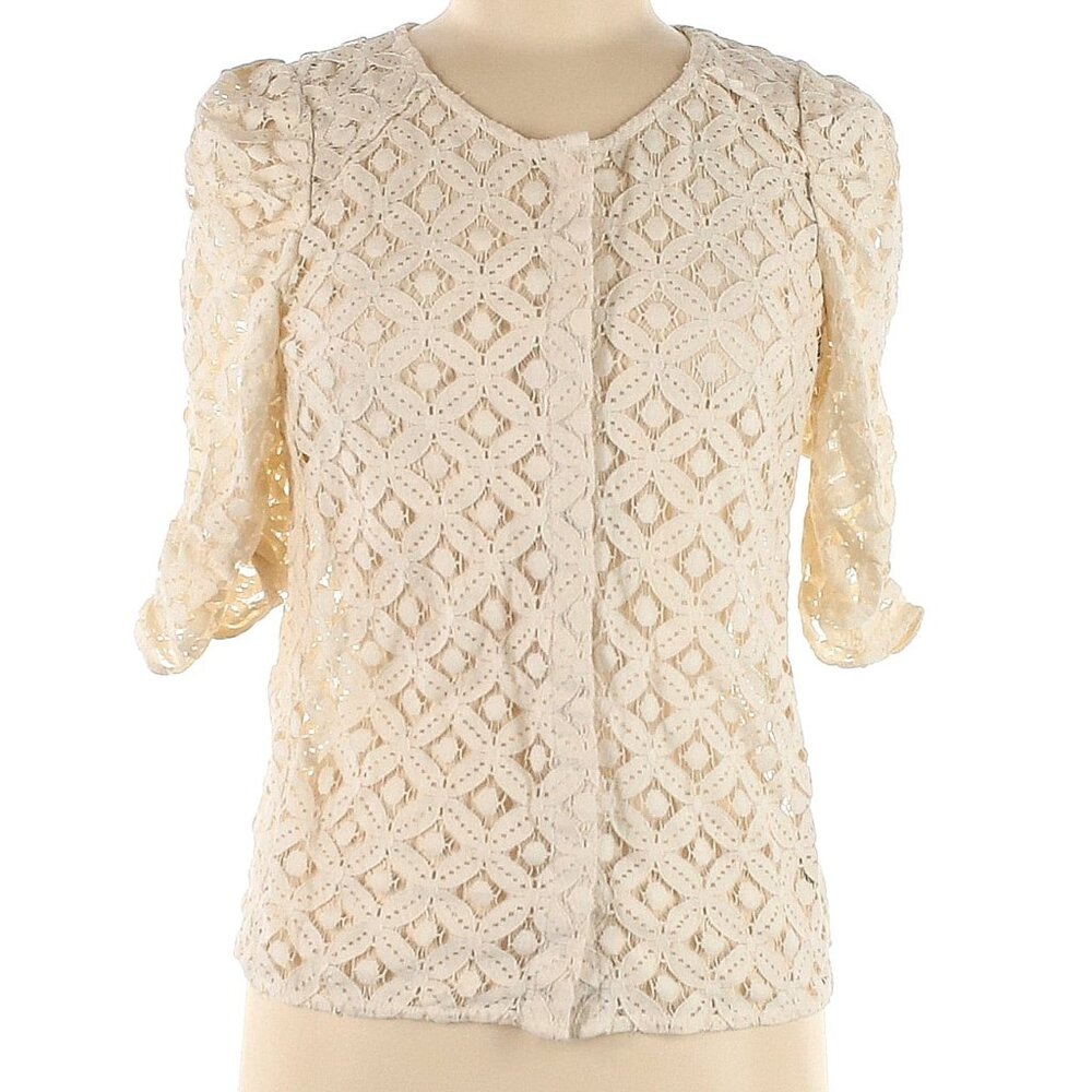 Anthropologie Two of Us Back Porch Blouse - Quinn Fabray